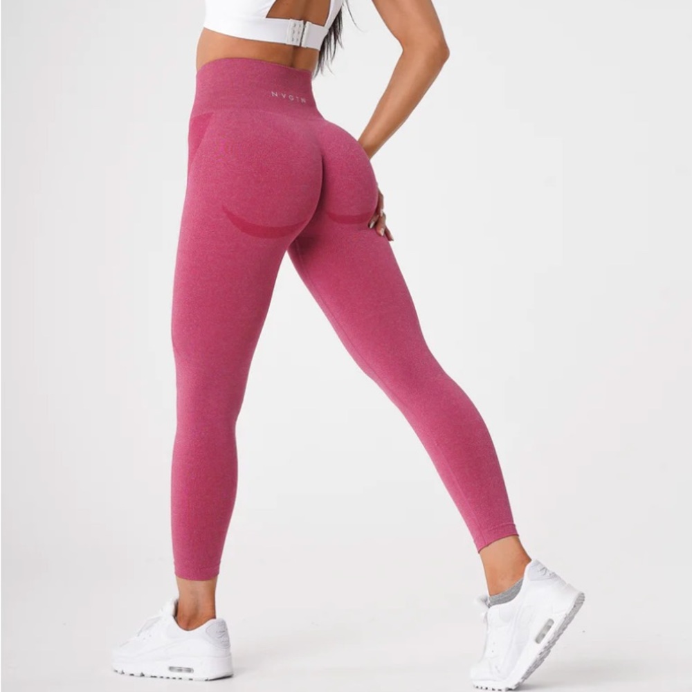 NVGTN contour seamless leggings - crimson (size small)